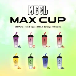 MEEL MAX CUP 6000puffs 一次性電子菸 奶茶杯6000口 拋棄式電子煙 台灣現貨 711到付