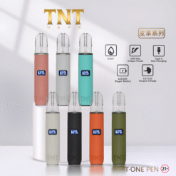 TNT VAPE T·TONE PEN-TNT皮革電子菸主機｜420mAh 大電池 + Type-C 快充｜12W 強輸出｜三檔調節｜通用一代