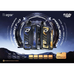 ZGAR PROJECT D 可拆卸電子煙：15000口超大容量，Dual Mesh Coil，3% 尼古丁，18種風味可選