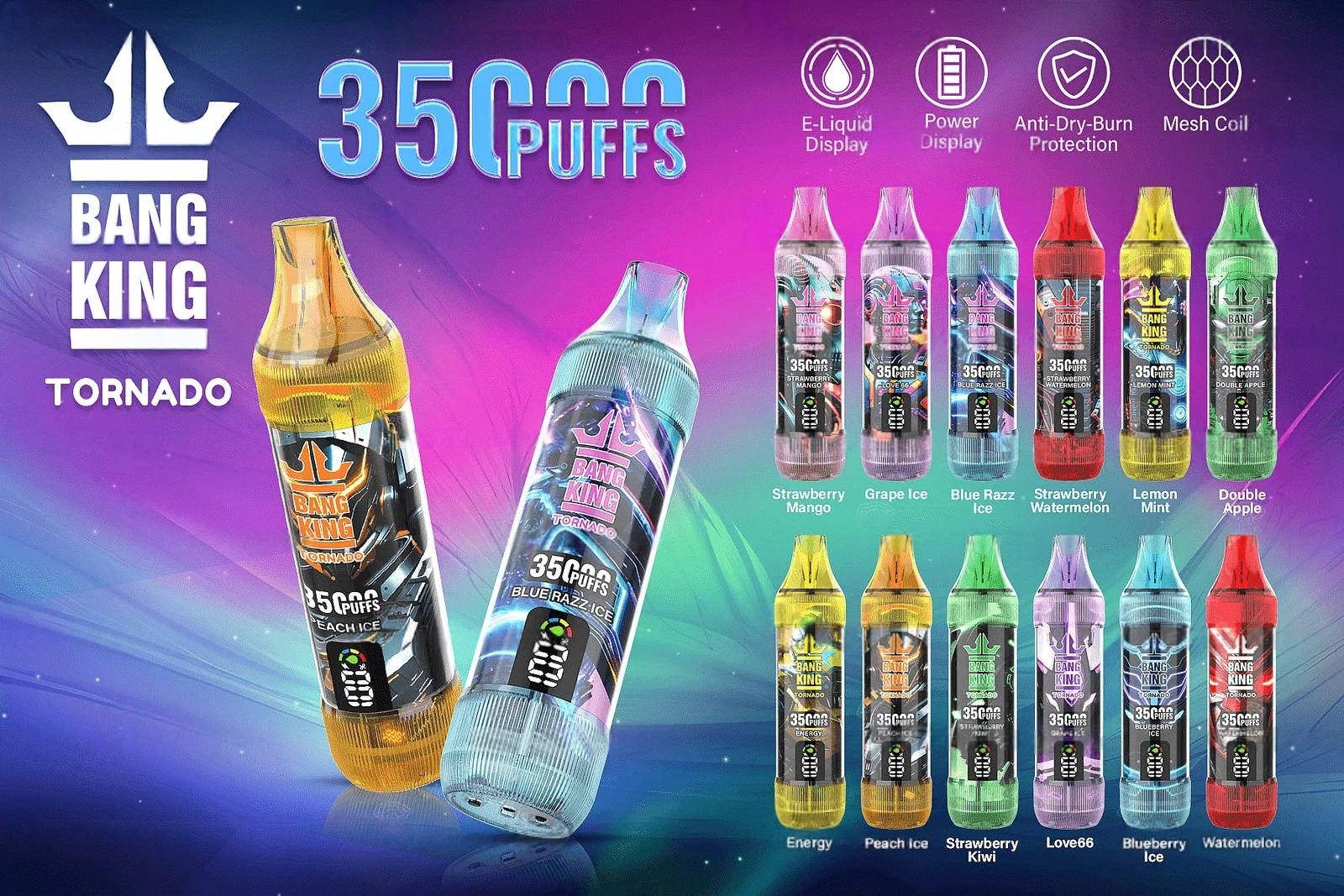 Bang King 35000 Puffs 一次性電子煙